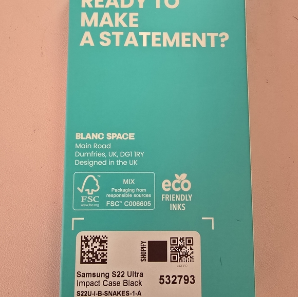 Blanc Space Phone Case Samsung Galaxy Ultra 22 - Picture 4 of 7